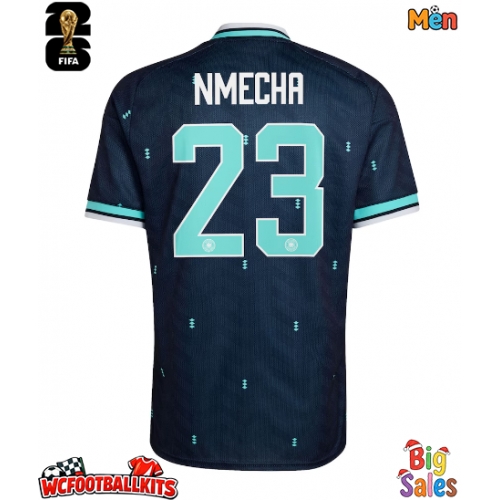 Germany Felix Nmecha #23 Replica Away Stadium Shirt World Cup 2026 Short Sleeve